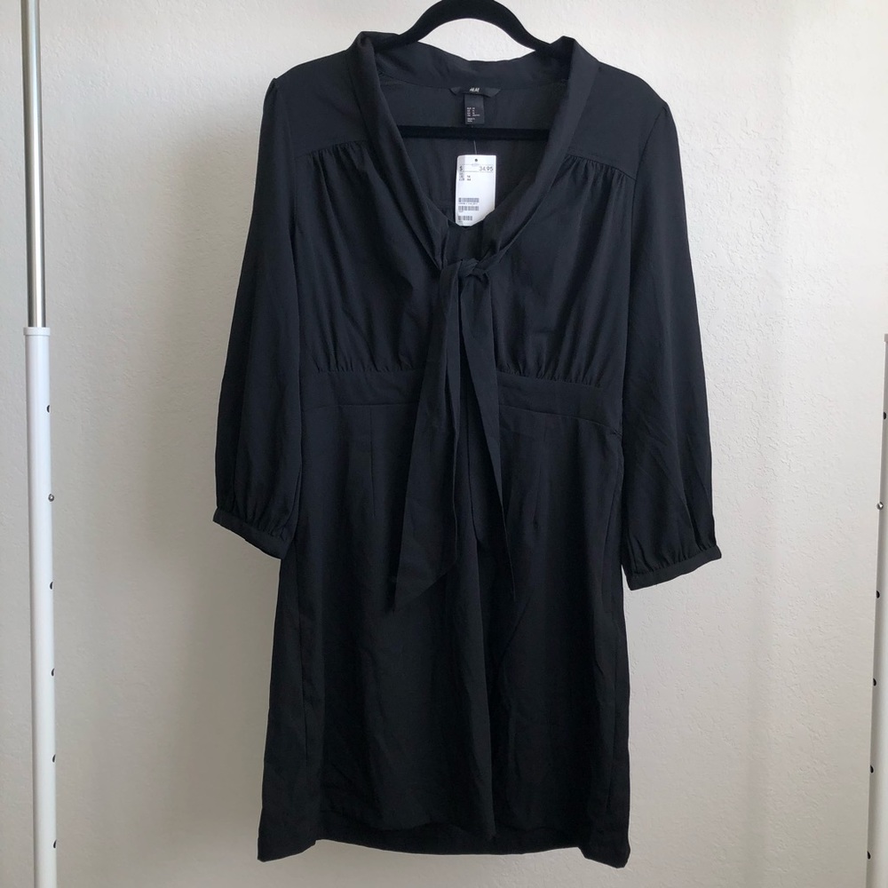 H&M Long Sleeve Black Dress